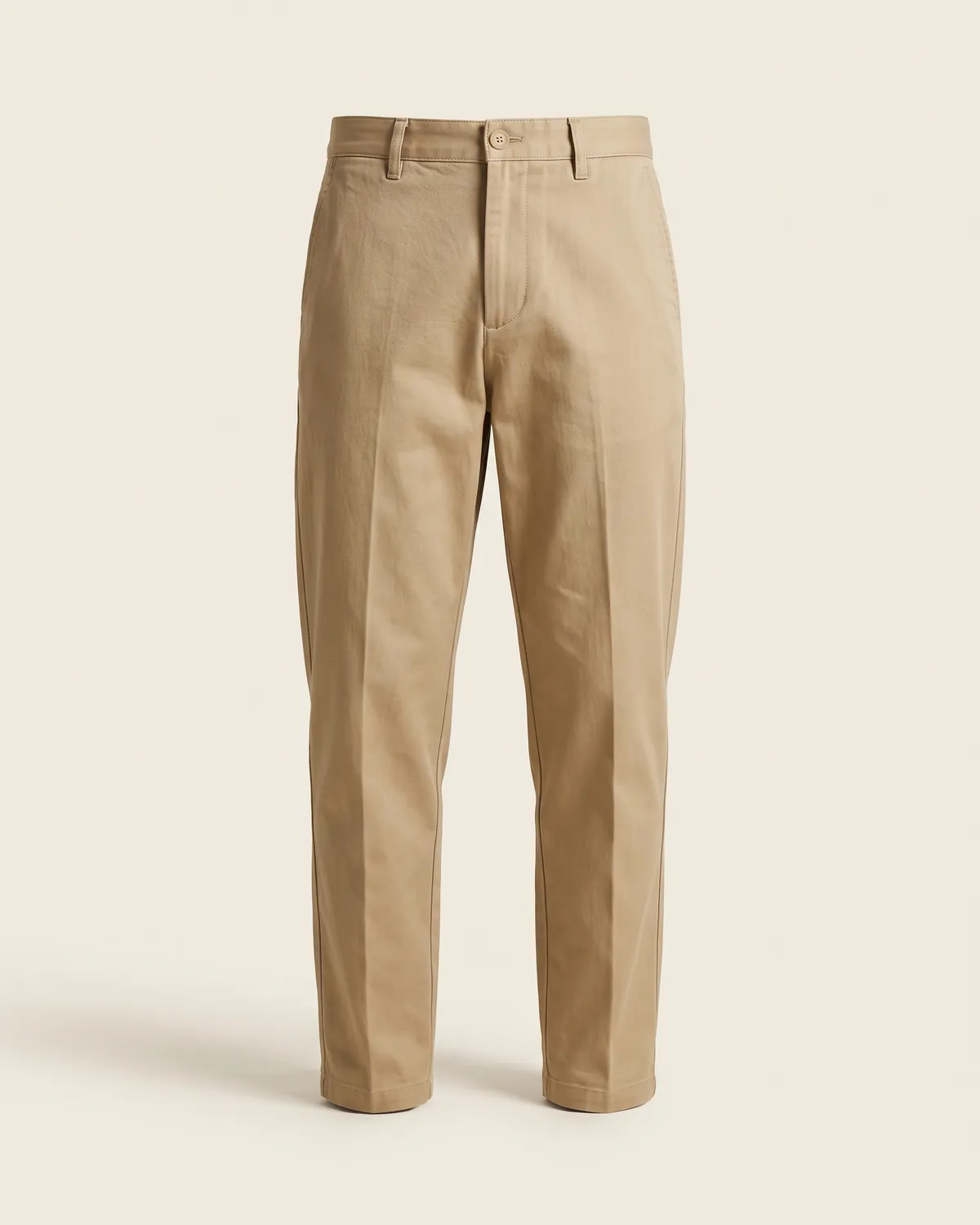 Relaxed Chino Pants in khaki, front view